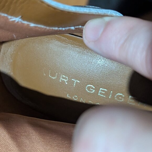 Kurt Geiger London white leather ankle boots - Picture 9 of 9